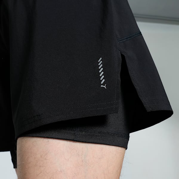 Run 2In1 5" Men's Running Tights, PUMA Black, extralarge-IND